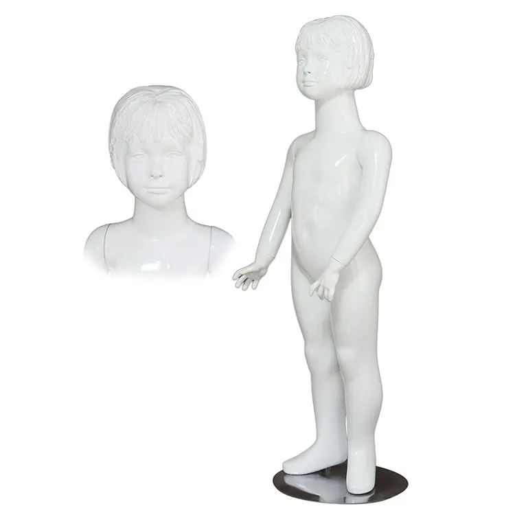 Cute full body plastic child mannequin for wholesale
