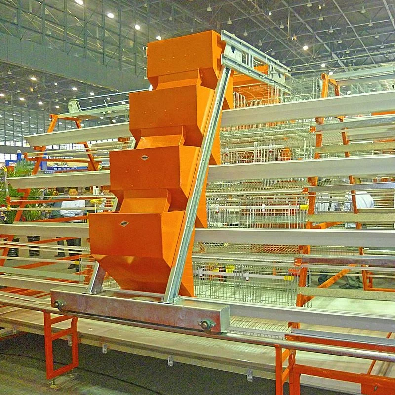 Automatic chicken feeding machine for poultry chicken house