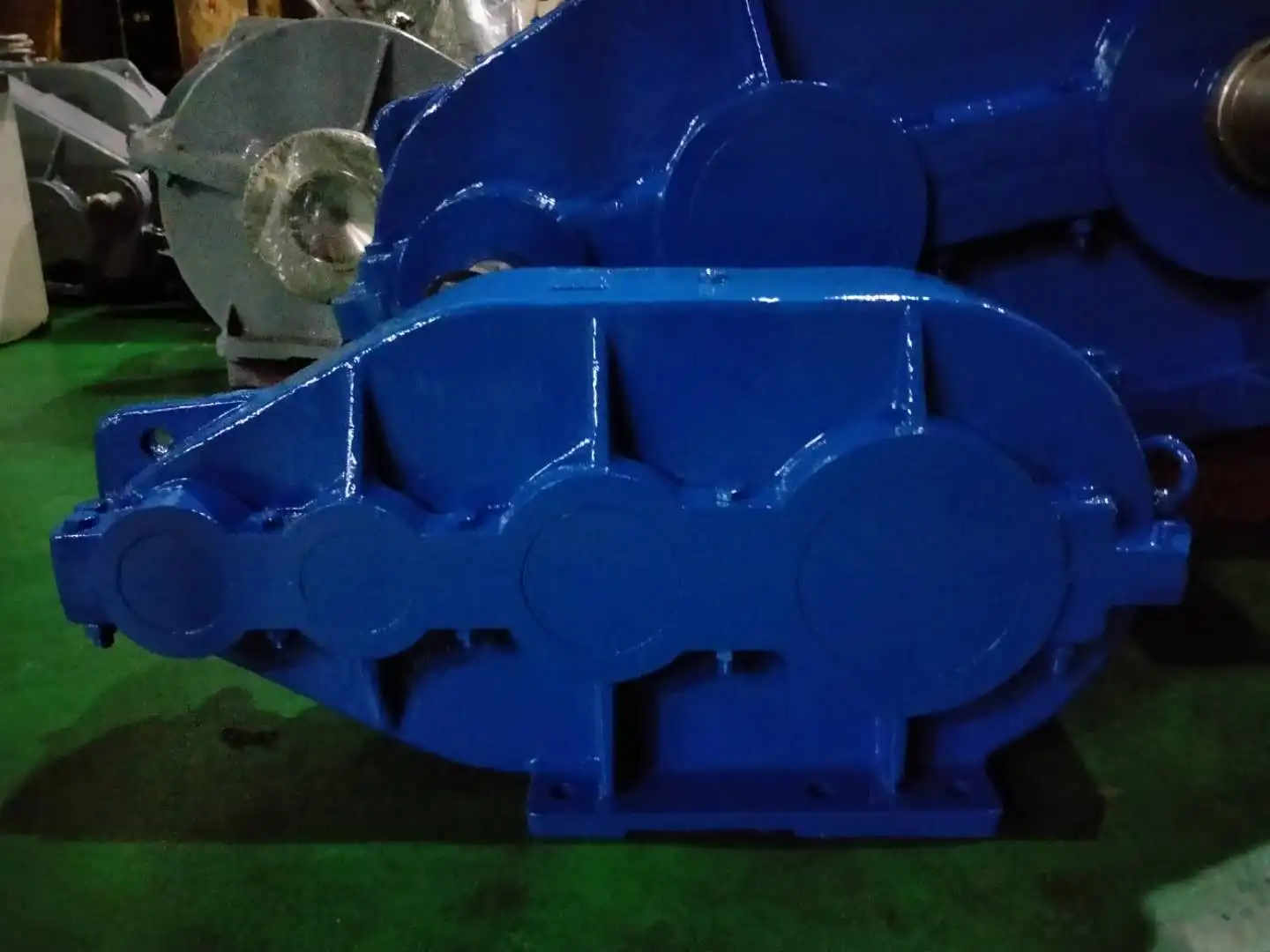 Chinese 3 stage 1:50 Ratio with stepper motor cylindrical gear Reducer for grinding machine