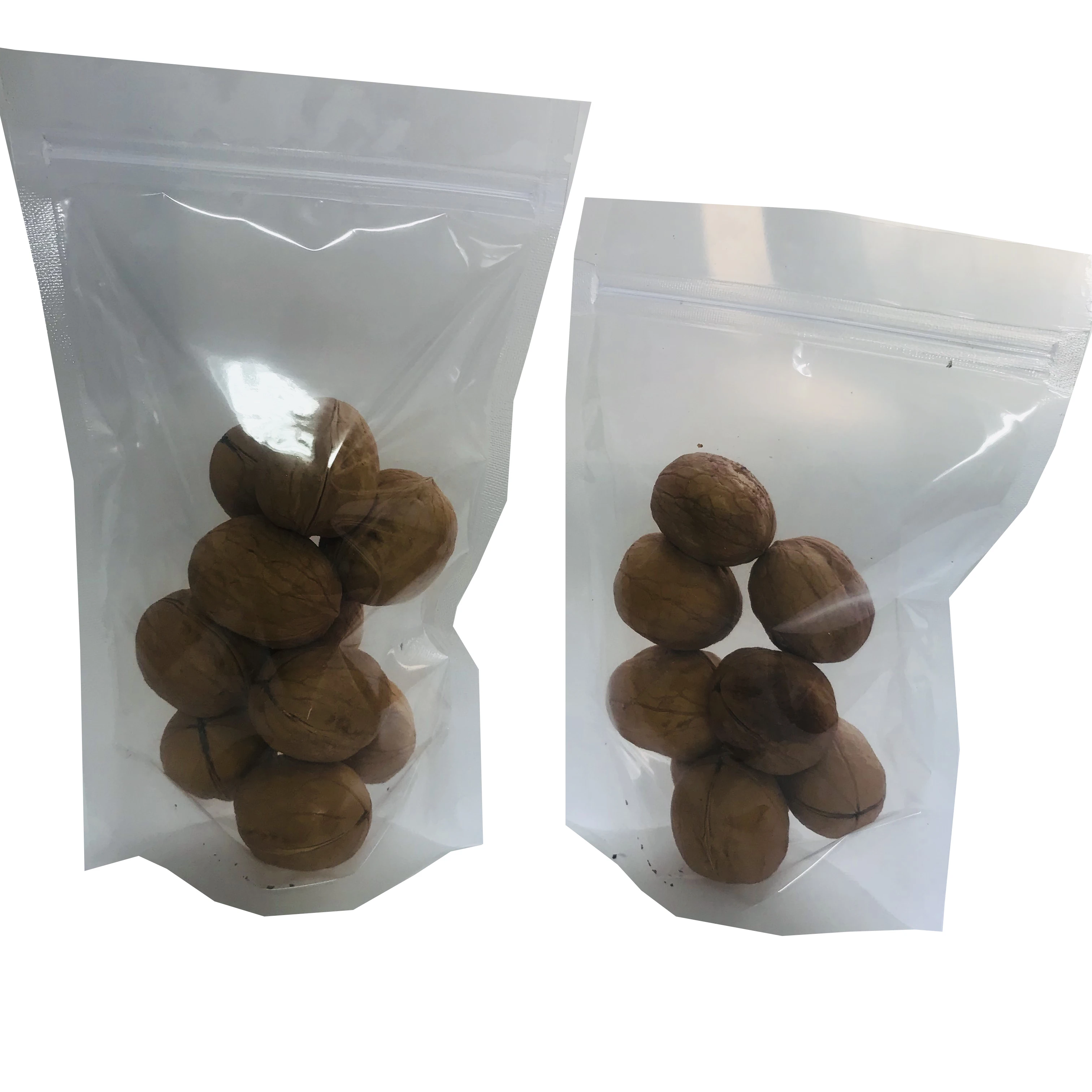 OEM Clear Food Packaging Clear Plastic Bag With Zip Lock Transparent PE Strong Storage Bag Doypack Zipper Bag For Spice Pack