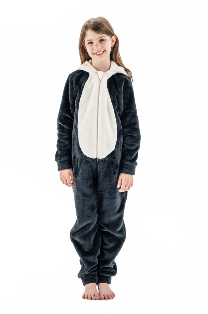 Adult Animal Panda Costume Women Flannel Sleepwear Pajamas Adult Animal Onesie Pajama