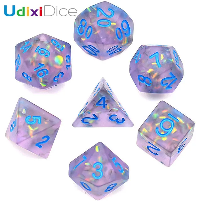 D20 7 ПК игральные кости на заказ для настольных игр