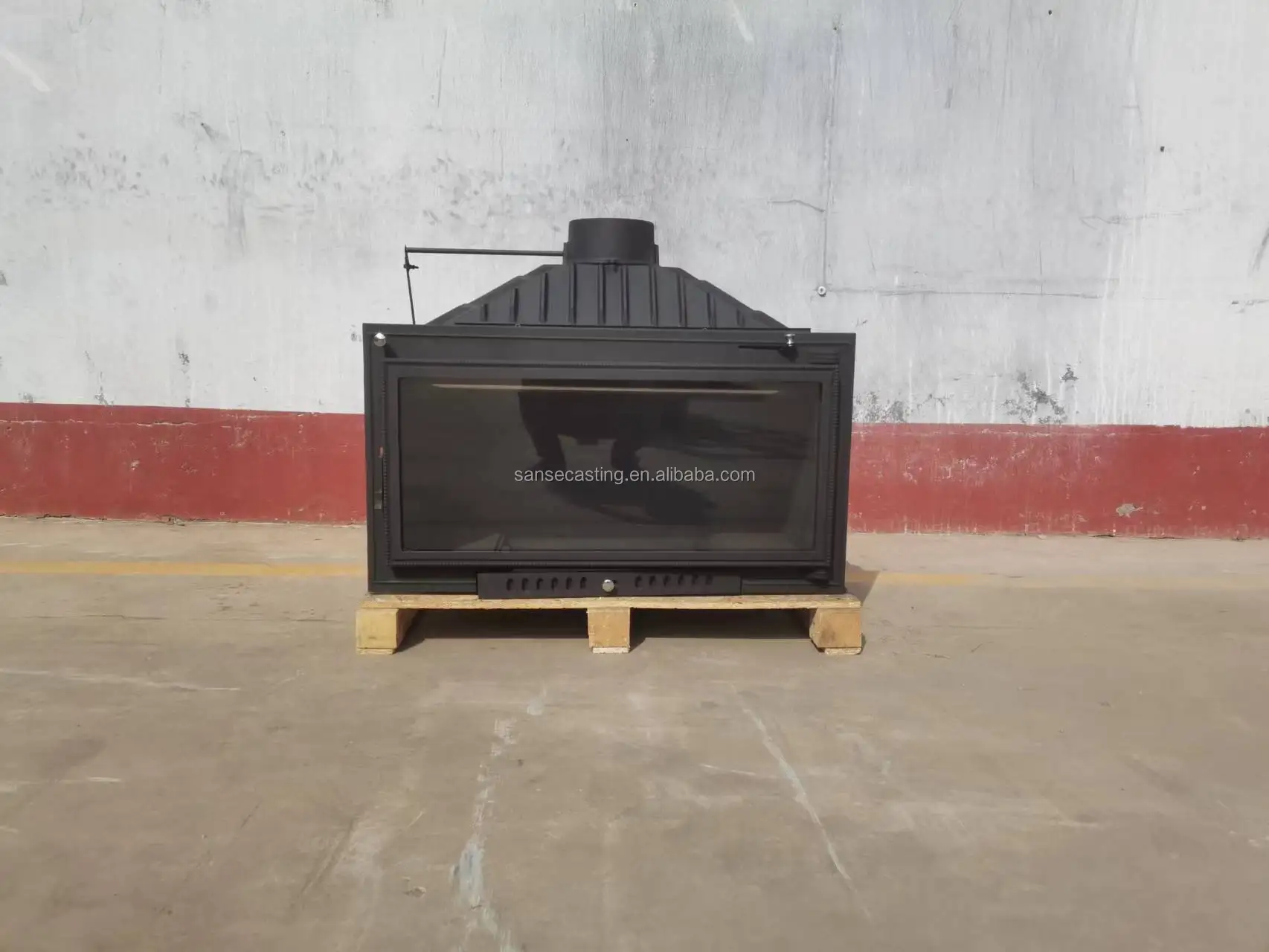 China Factory Direct Hot Selling Cast Iron Wood Burning Heating Fireplace (BSC326)