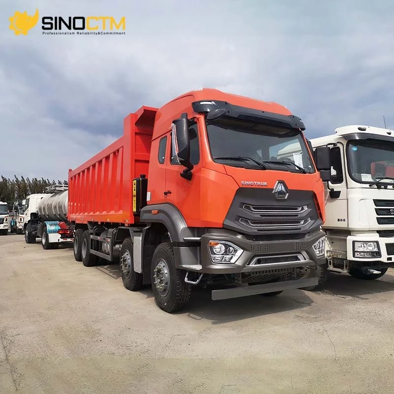 SINOTRUK HOWO NX 8X4 Dump Truck 400Hp 35Ton Diesel Manual Transmission Euro 2 Lorry trucks for Construction