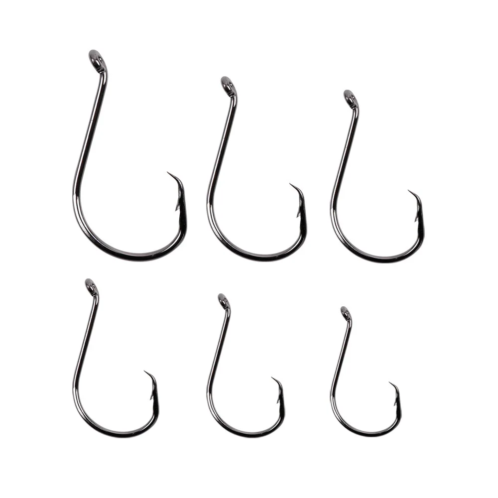 Factory wholesale Big Catfish Fishing Hook High Carbon Steel fishing circle hook