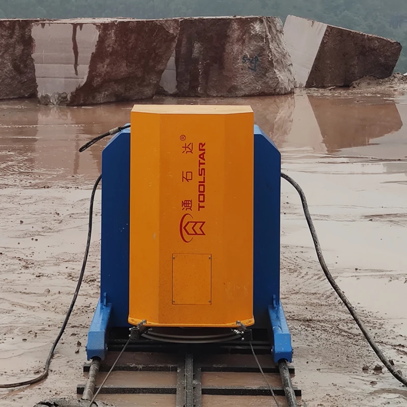 Diamond Wire Saw Machine for Granite Marble Quarry,High Quality Granite Mine Quarry Tools 75KW Mono Wire Cutting Machine