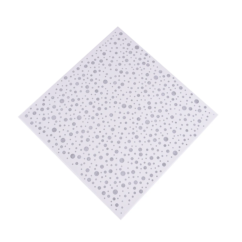 Wholesale Soundproof Perforate Aluminum Metal Square Suspended Ceiling Panel 2*2 Decorative Ceiling Tiles