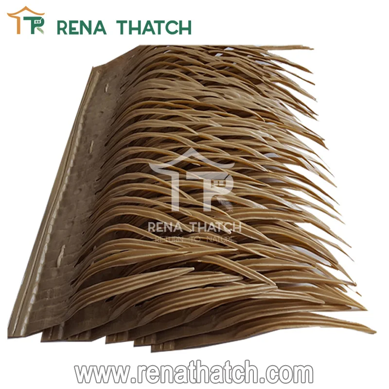 Synthetic artificial coconut tree leaf