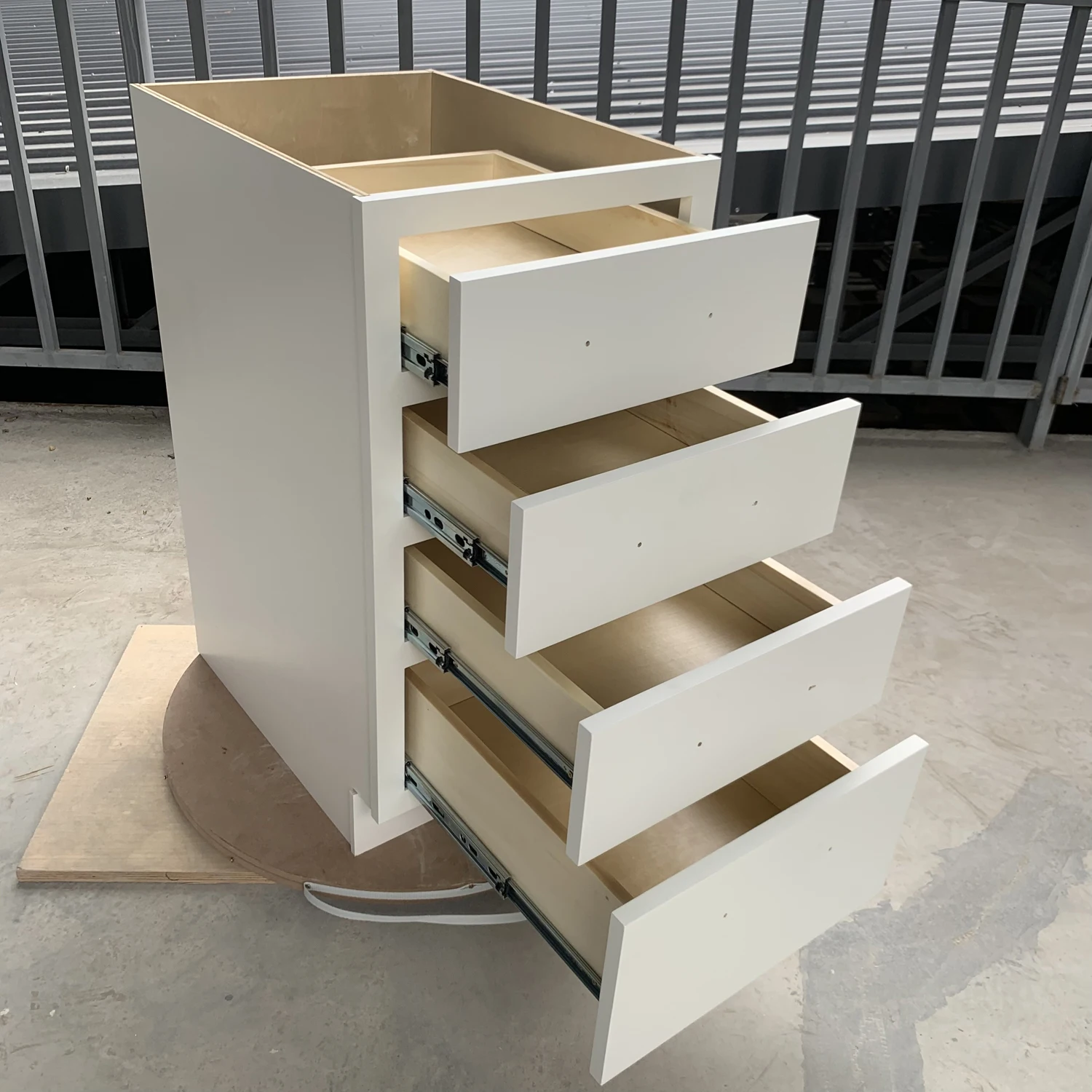 Capstone Public Area HPL wood cabinet