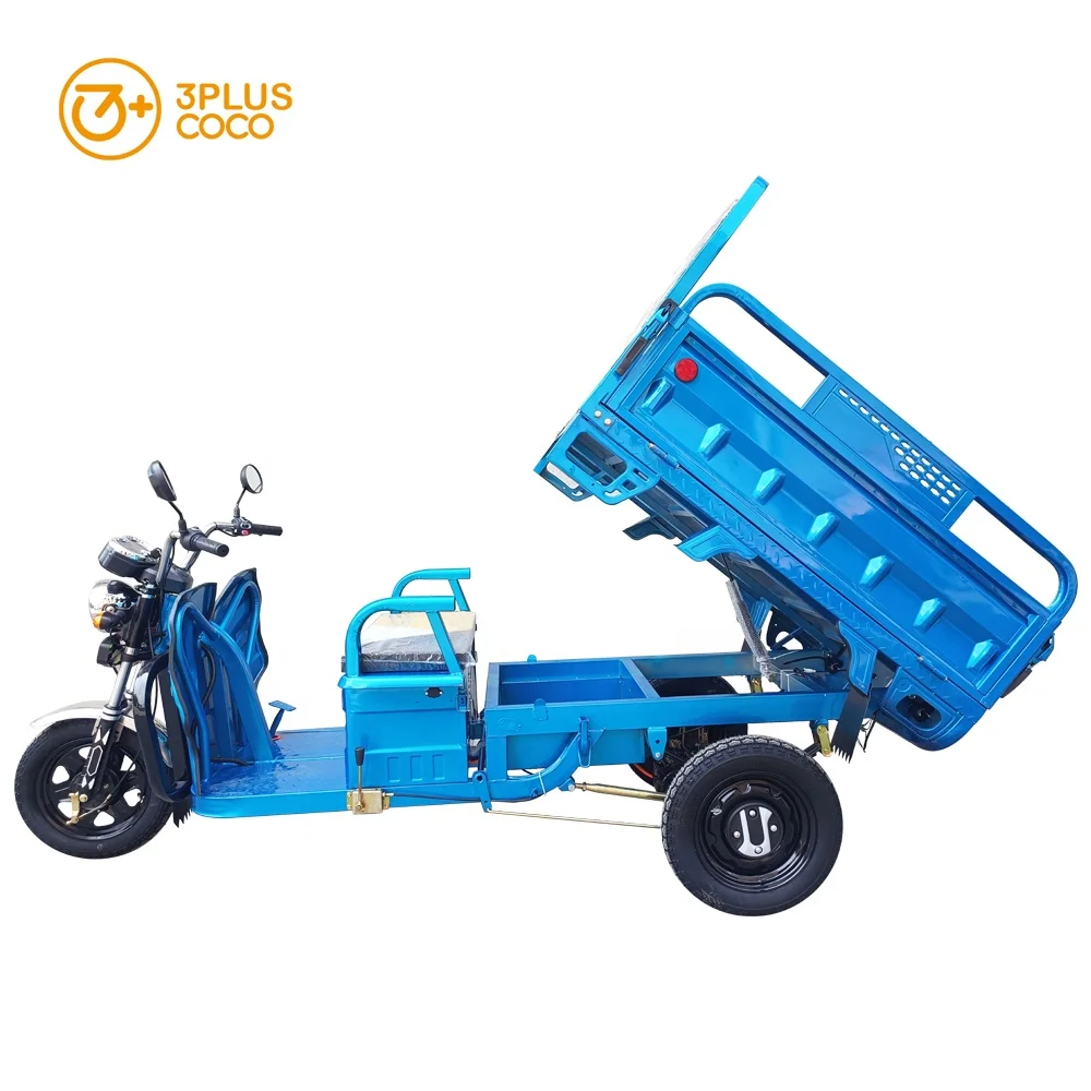 Factory Price 60V20Ah 1000WMotor Three Wheels Electric Tricycle Cargo Tricycle
