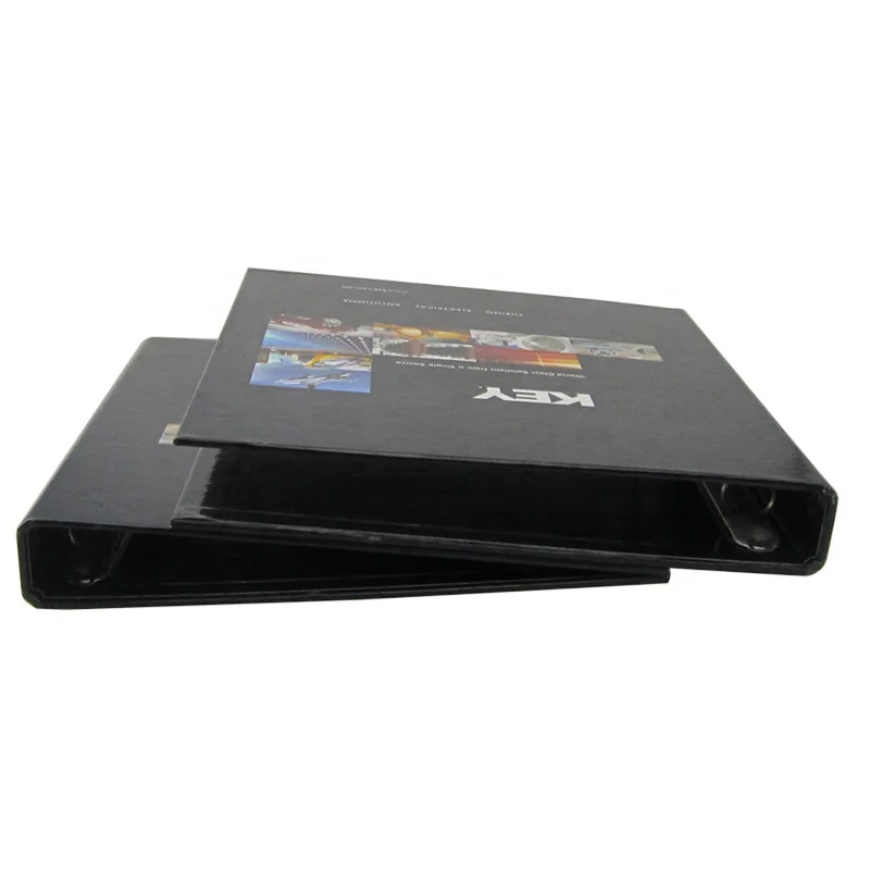 
Custom wholesale simple design A4 A5 8.5x11 inch hard cover 3 ring binder 