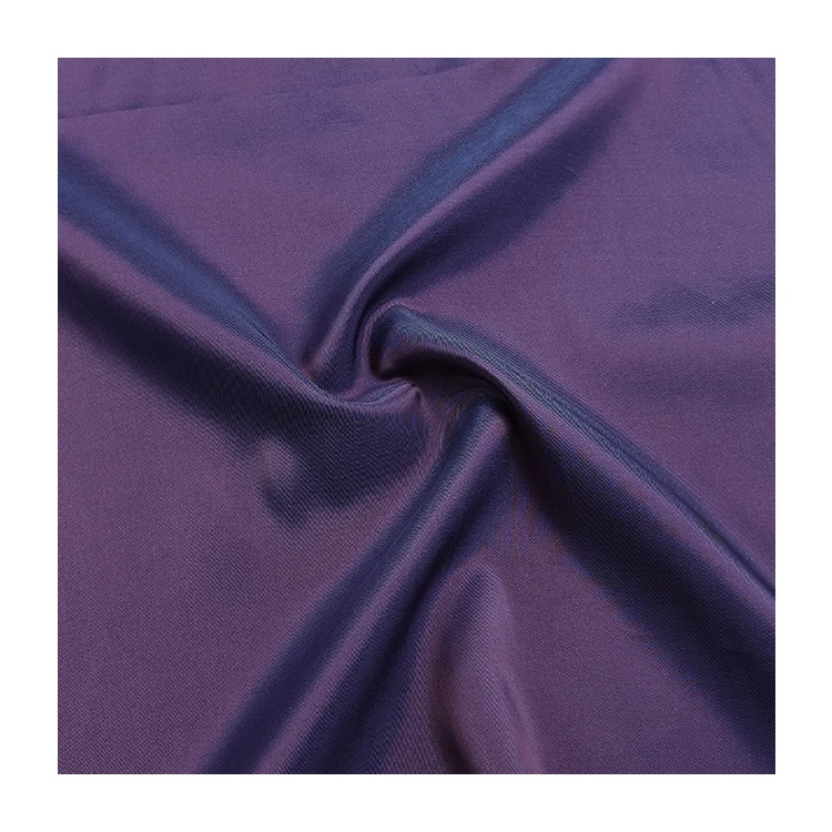 100% polyester T400 windbreaker material shiny chameleon gradient color fabric fashion jacket fabric