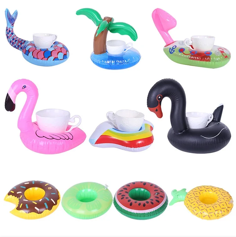 inflatable drink cup floating holder