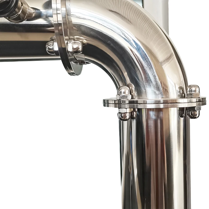 U Tower Stainless Steel 6 Tap Tower 102mm Beer Dispensing Equipment Draft Beer Tower (White)