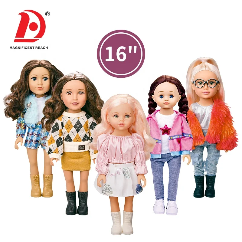 HUADA 2024 Good Quality Hot Sale Girls Birthday Gift Toy 16 Inches Vinyl Beautiful Dressing Doll