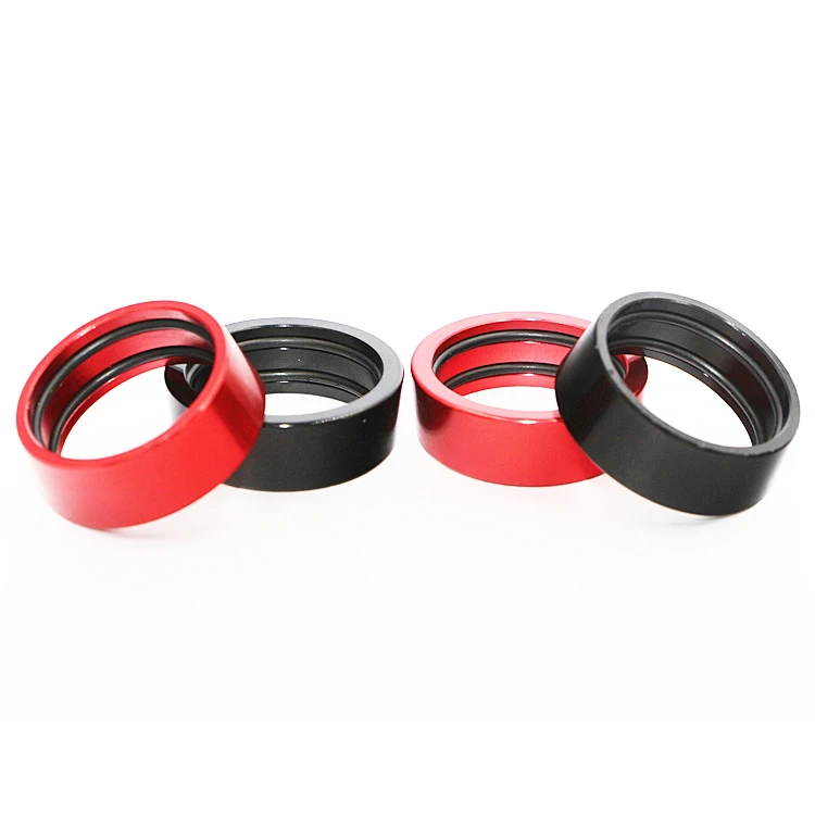 Custom CNC Lathe Processing Bicycle Handlebar Fixing Ring Anodized Aluminum Alloy Bike Modified Parts