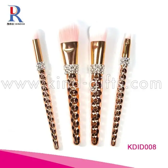 Cute Kids Favors Beauty Needs Personalised Luxury Custom 7Pcs Private Label Diamond Makeup Brush Set