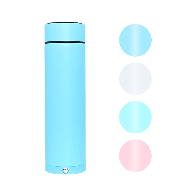 Chasing drama cup new intelligent temperature measurement and thermal insulation mobile phone bracket stainless steel cup