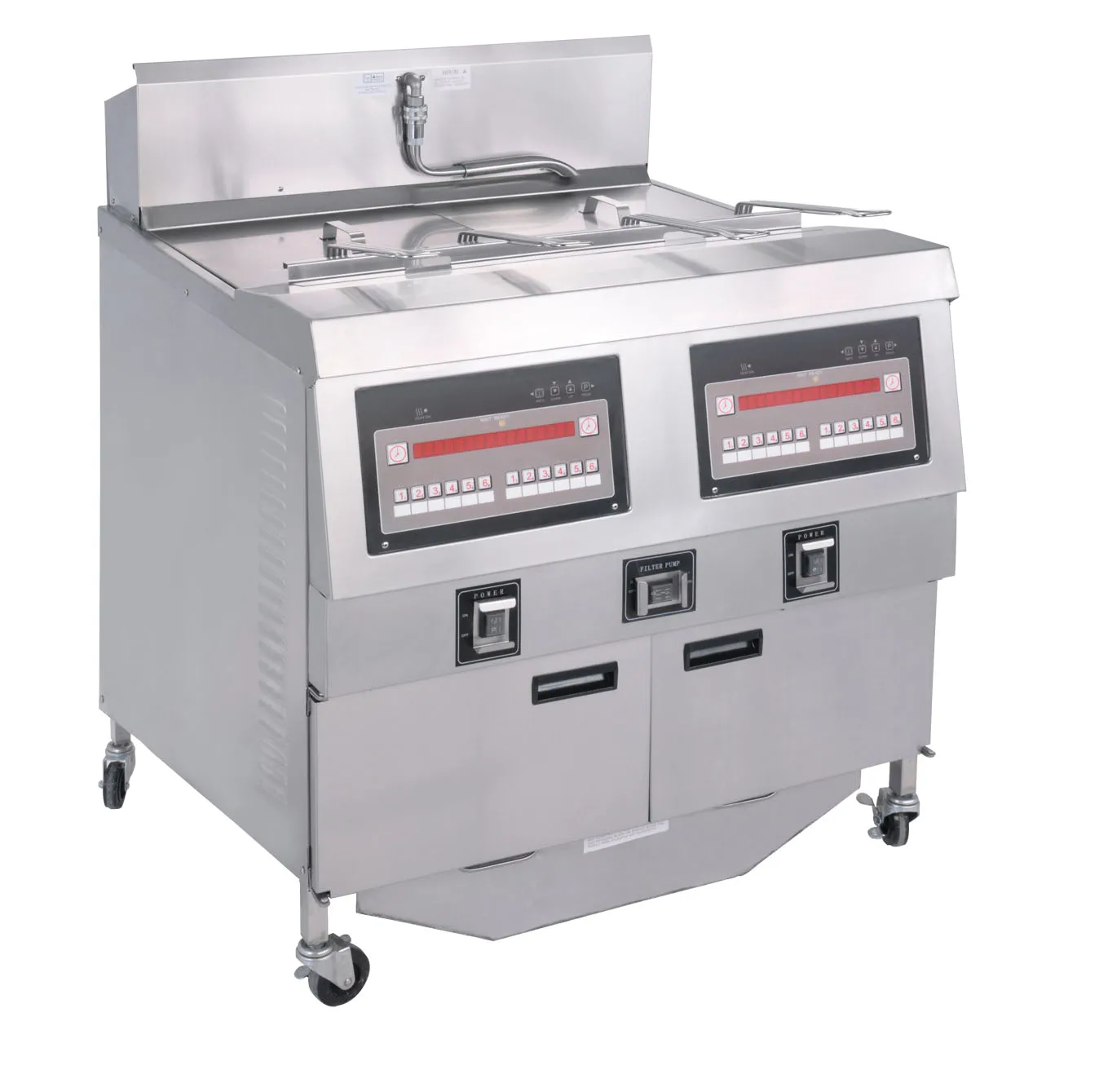 Industrial 1.5L fresh chips pressure fryers potato chips frying chicken electric machine deep fryer price