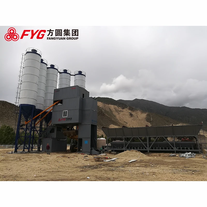 HZS90 Modular Container-Design Electric Mixing Plants New Condition Production Line with Core Motor Components