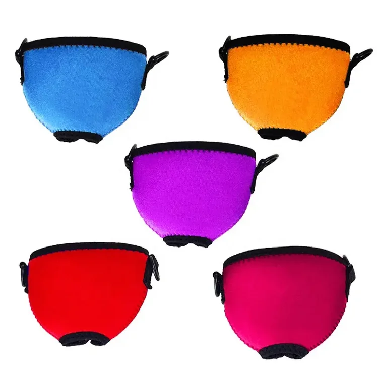 Custom Neoprene Waterproof Wine glass insulated glass drink holder wine cup cover Holder with lanyard