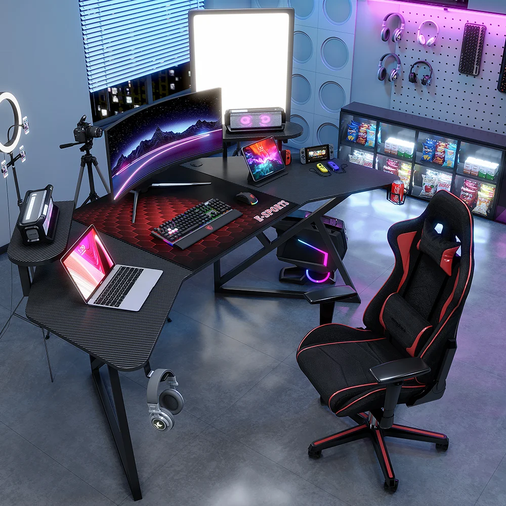 Factory wholesale computer lab table director desk table gaming