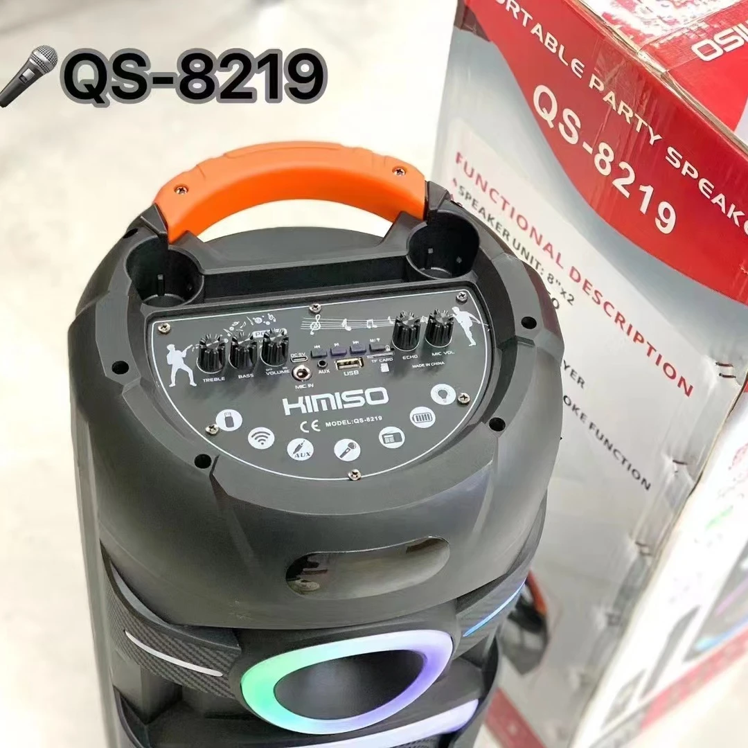 China Supplier dj speaker s speaker with led light kimiso portable speaker