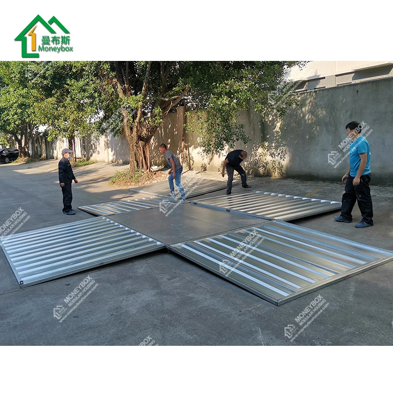 2023 trending product european prefab modular metal steel storage 2x2m folding portable warehouse