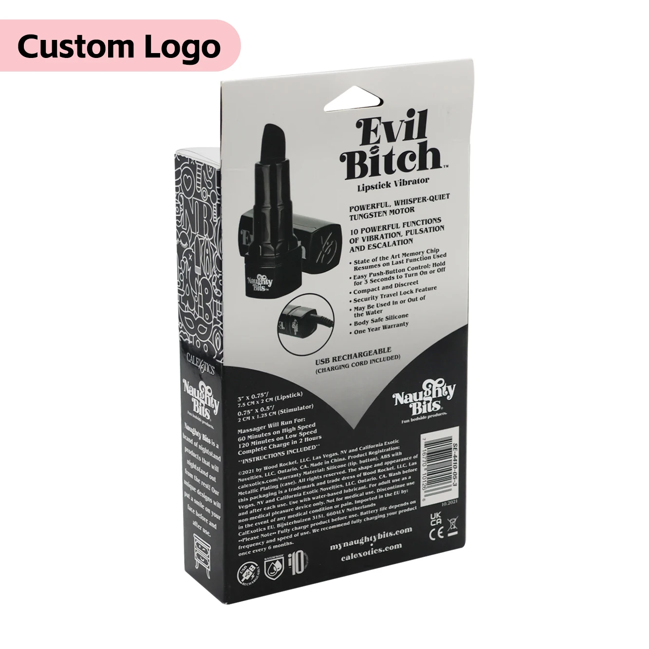 Customize Printing Mobile Phone Cable Wall Charger Car Charger Packaging Box with clear Window and Blister Tray