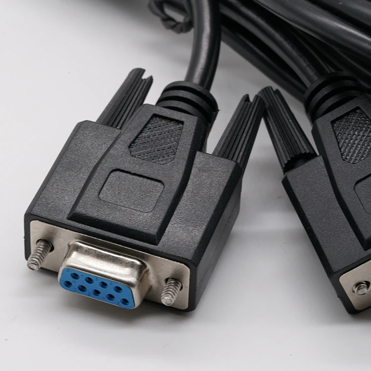 Spot Goods Hot Sale Standard Db9pin Cable Null Modem Cable Display Screen Extension Electrical Wire Harness