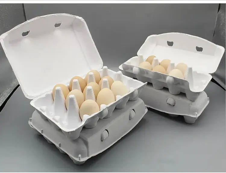 Wholesale Eco-Friendly 3*5 Bulk Egg Tray 10-15 Egg Carton Box for Chicken Eggs Food Print & Waste Made from Paper and Pulp