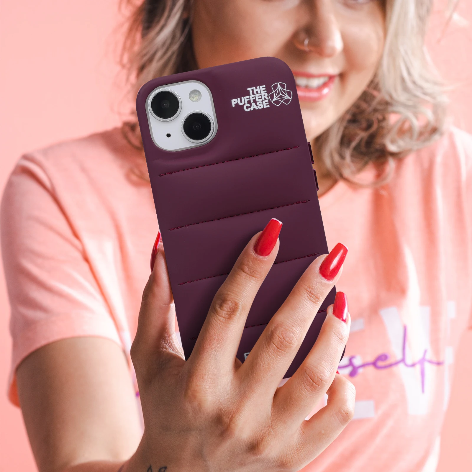 North face puffer phone case for samsung s22 ultra phone case down jacket PU cover with microfiber lining