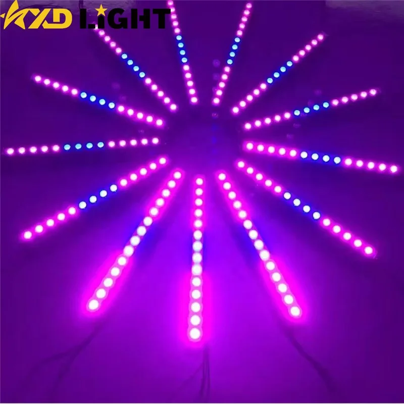 Building Lighting Outdoor RGBWAUV 14pcs LED Wall Washer Linear Bar Light Strip Architectural Facade Lighting IP65 Wall Washer