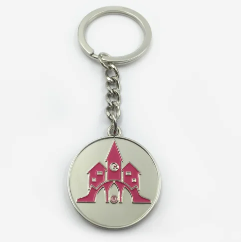 Wholesale Promotional Metal Colorful Soft Enamel Canadian Keychain