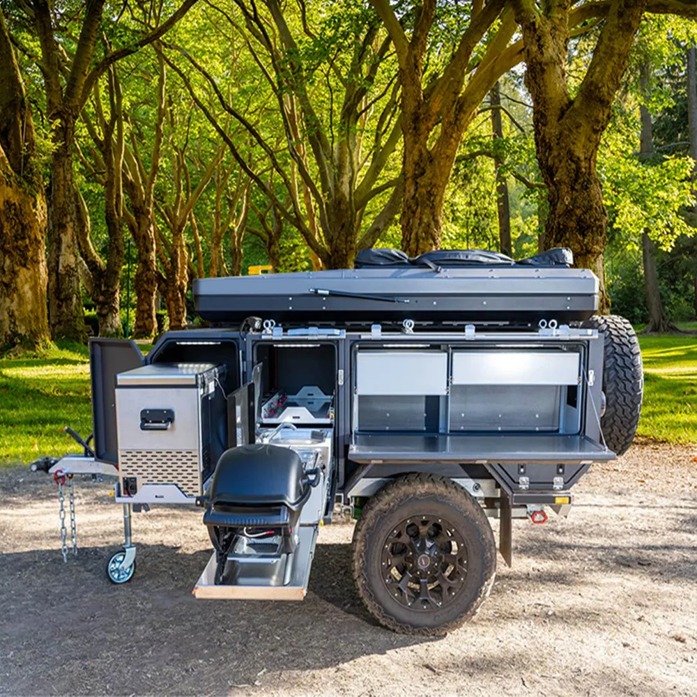 Ecocampor USA Standard Small Lightweight Off road Camping Trailers for Traveling