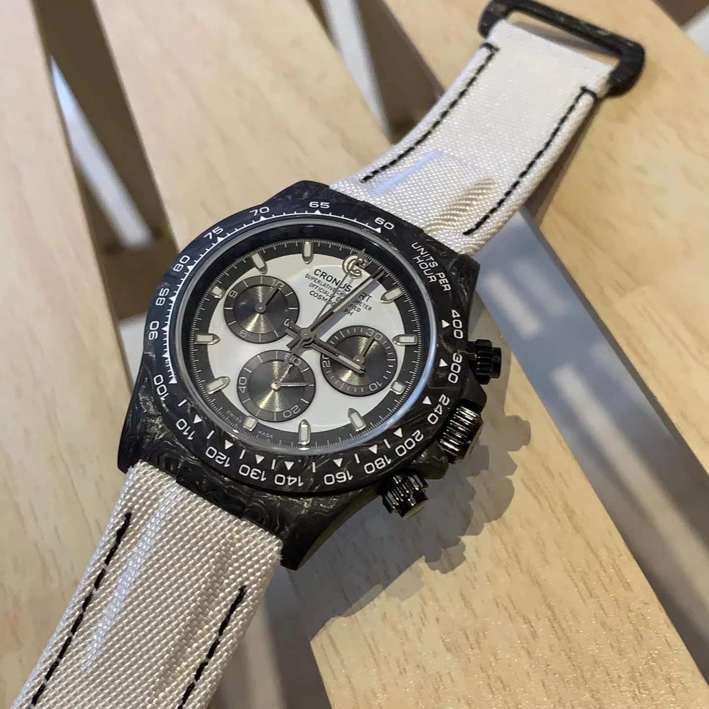 Hot-selling black 40mm carbon fiber Round case Precision orologio meccanico tourbillon watch