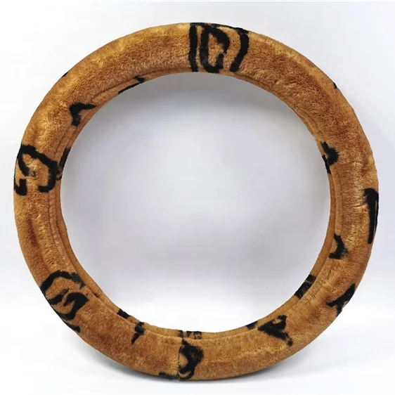 
Faux Fur Car Accessories Shop Plush Protector Auto Car Steering Wheel Cover for Accesorios Para Autos 