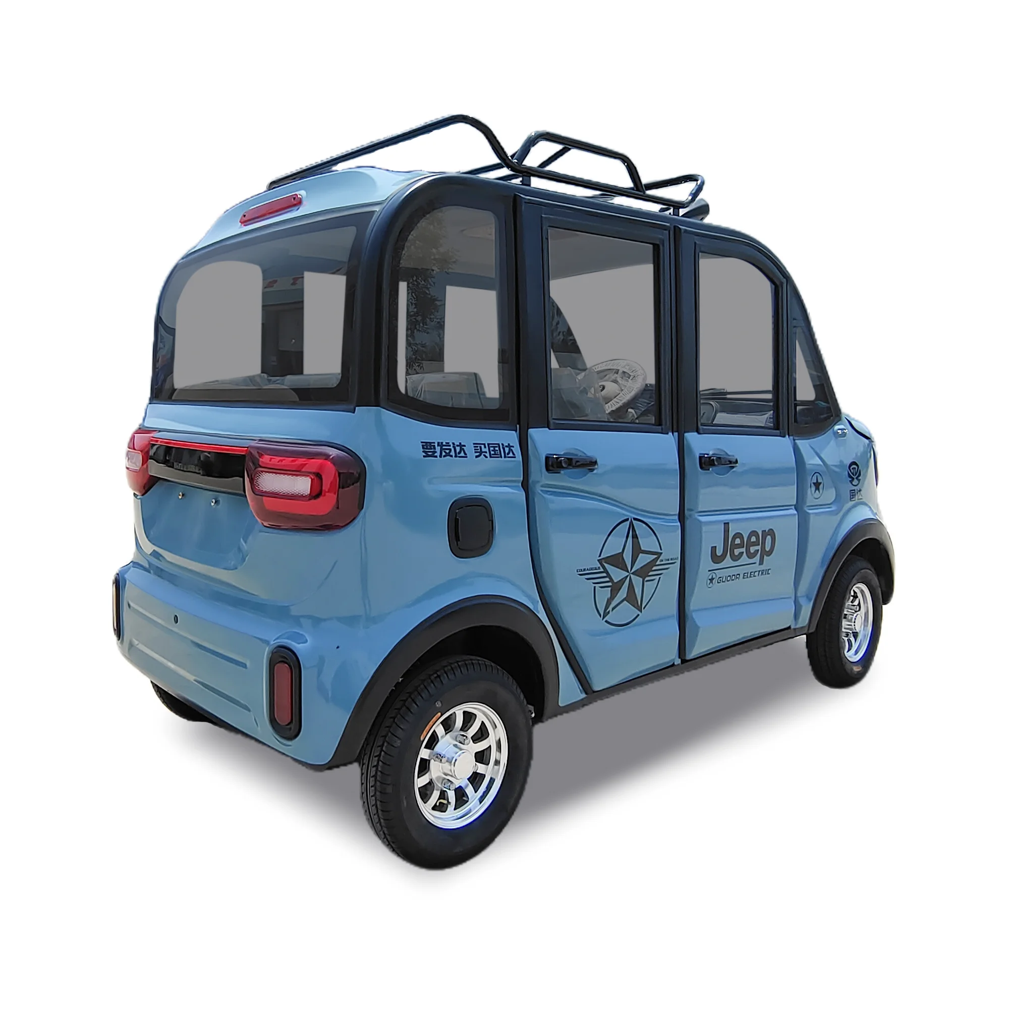 Factory direct sales Mini Car small 2 doors 4 seats Electric low speed 45km 4 wheelers  new energy vehicle