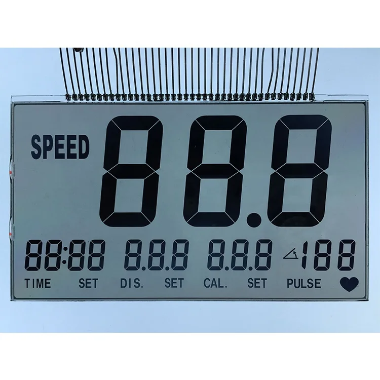 Custom Tn 13 Digitals Segment TN Lcd Display Screen Module Lcm