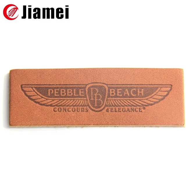 
Wholesale Cheap Price Custom Embossed Jeans Leather Label and leather Tags for Clothing 