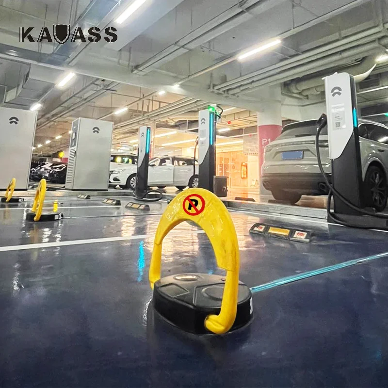 smart WiFi Blue tooth LoRa parking locker for parking system