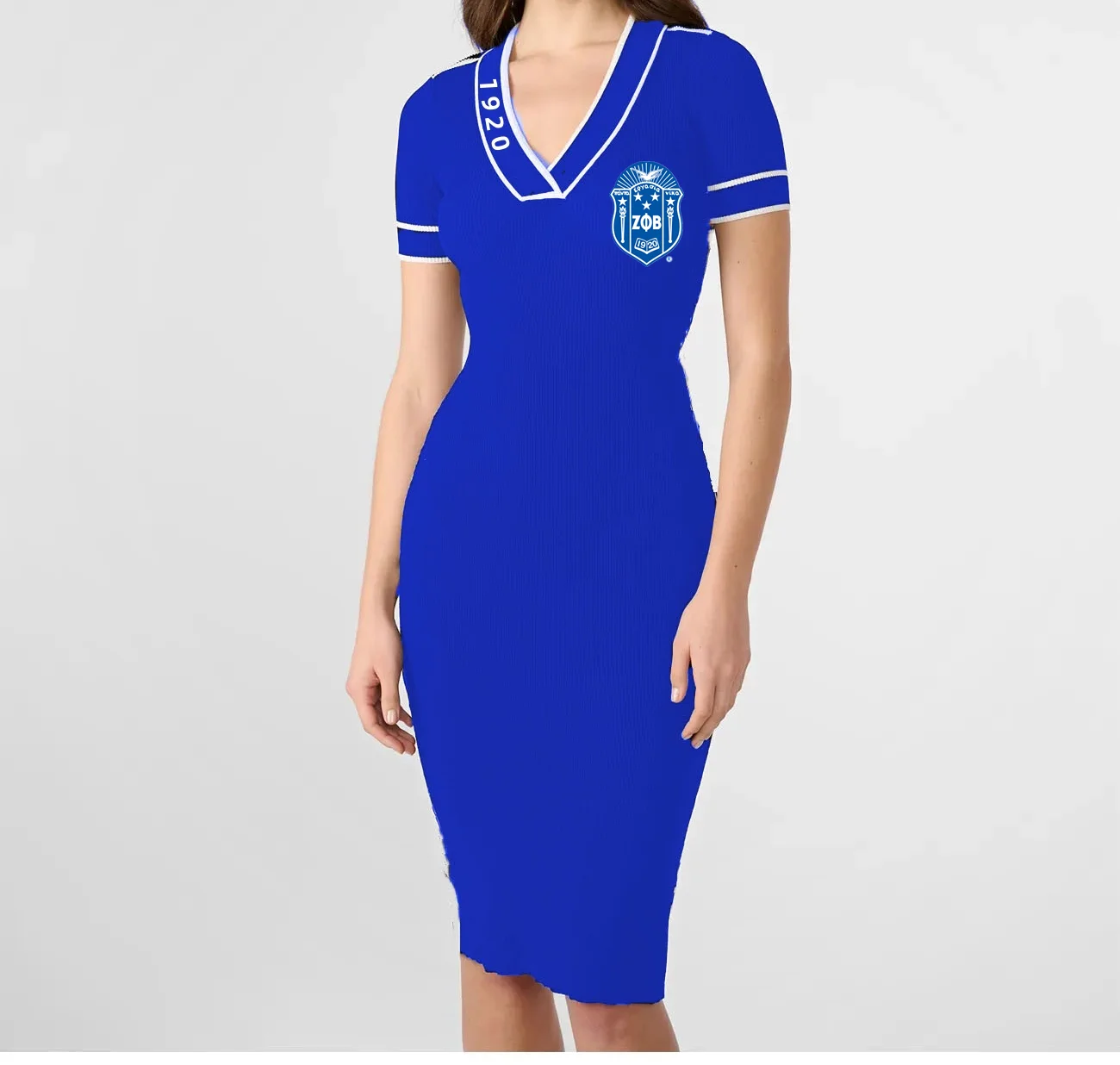 Custom OEM ODM manufacturer Ladies Knitted Wear Women Dresses  Elegant Stretchy Sleeve Dress Midi Knit Summer Dress