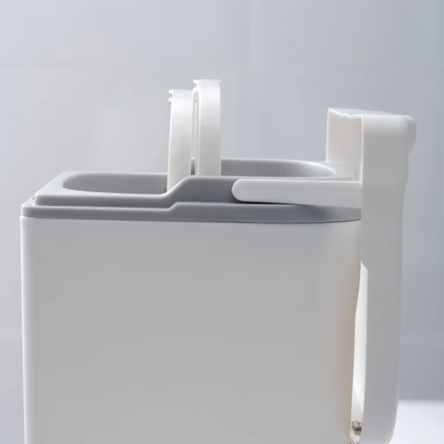 9L trash can kitchen hanging waste binTrash Bags Automatic Closing garbage bin With compression ring