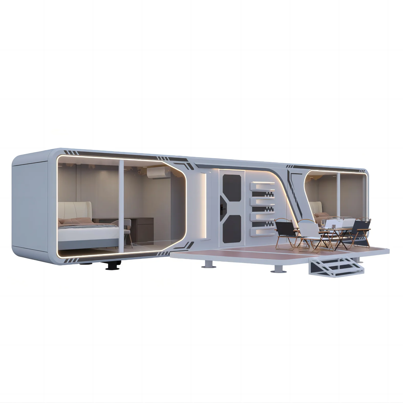 WE Modern Luxury Prefab House Modular House Container Tiny Home Outdoor Capsule House