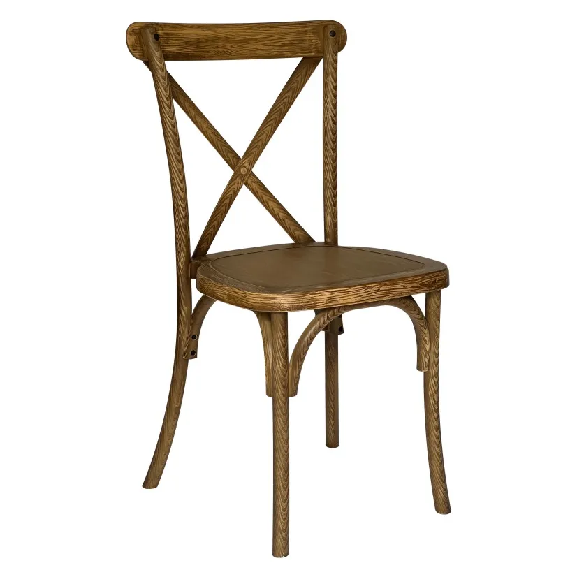 2024 New Antique Looking Resin Bentwood Party Chair