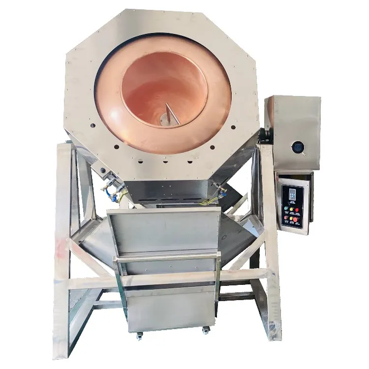 commercial industrial pourable dumping tilting tablet sugar coating pan machine