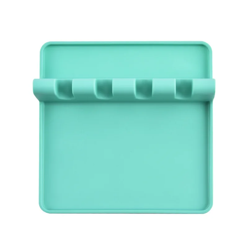 BPA-Free Silicone Utensil Rest Spoon Rest With Drip Kitchen Counter Holder for Kitchen Utensils