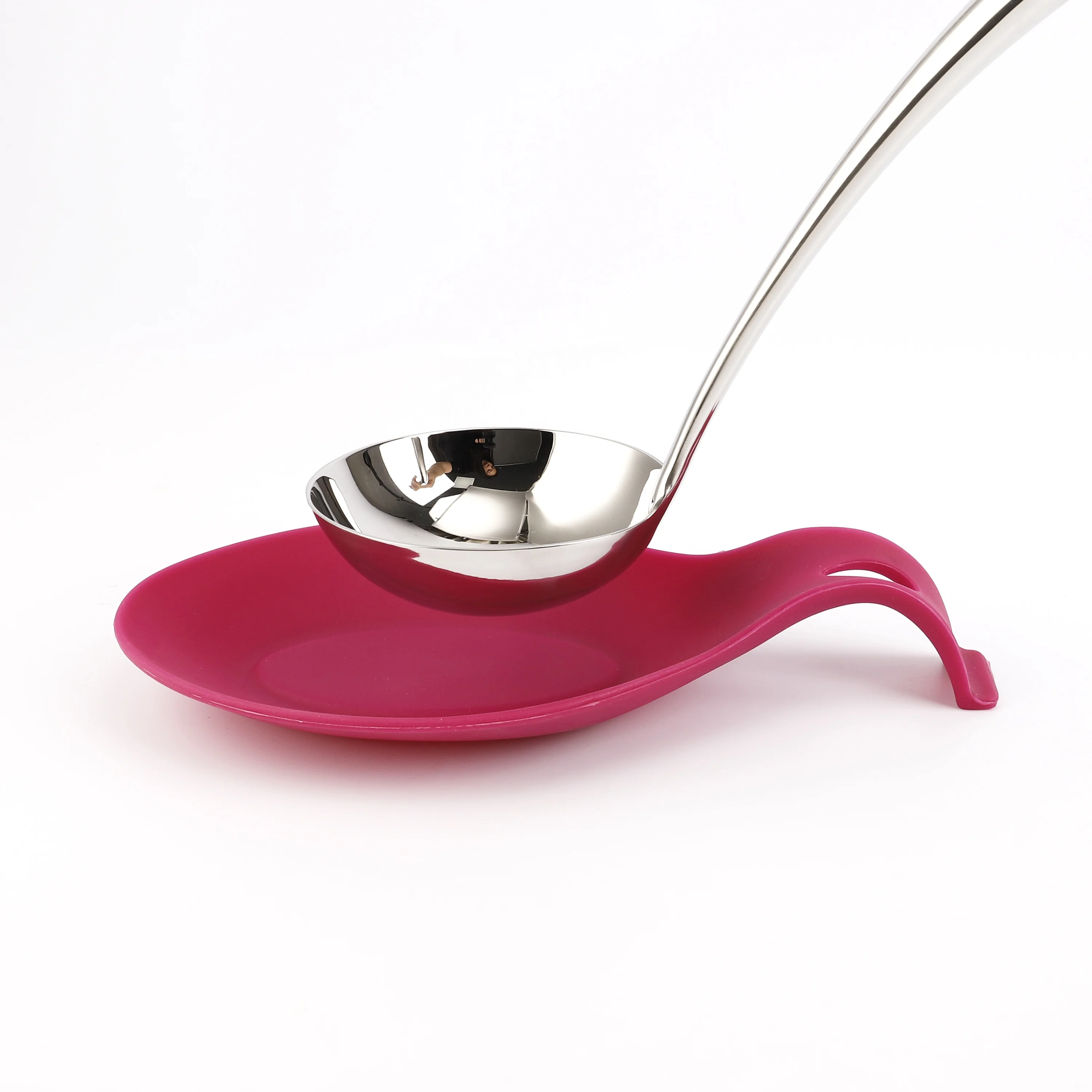 Stand custom food grade hanging spatula handle chopstick fork kitchen utensil tool serving luxury silicone holder spoon rest