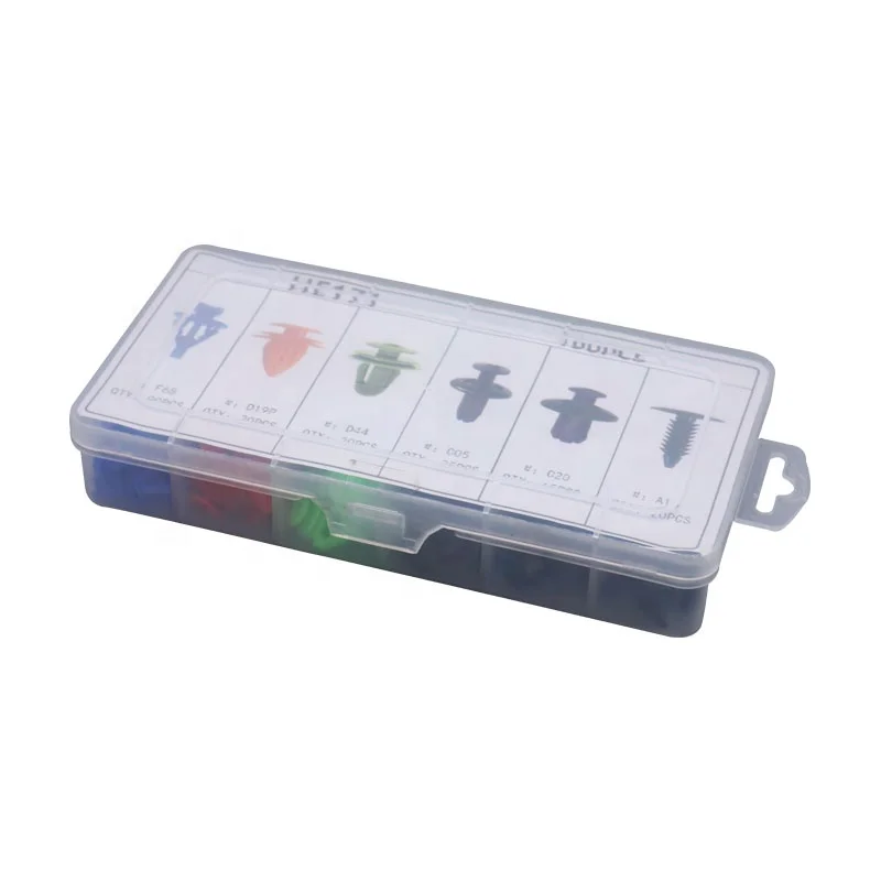 190Pcs Automotive Plastic Clips And Fasteners Auto Plastic Fastener And Clips Auto Body Clips