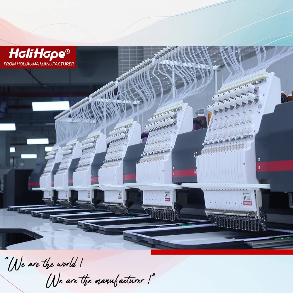 Заводская компьютерная вышивальная машина HOLiAUMA HOLiHOPE 6 головок